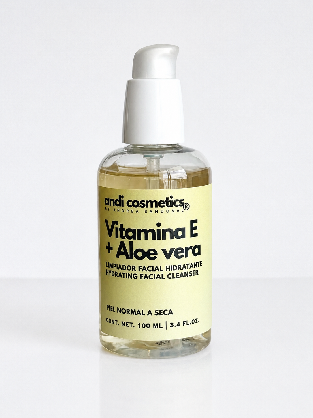 Gel Limpiador facial (Vitamina E + Aloe Vera)