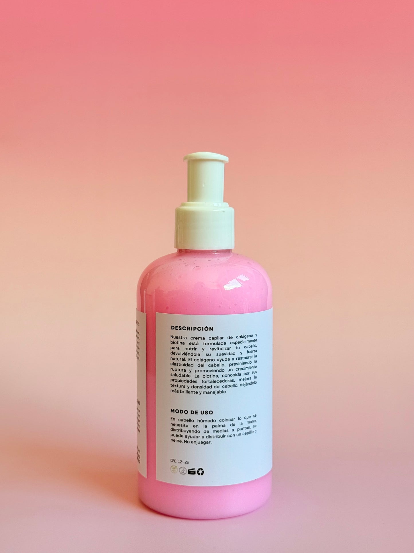 Crema capilar (colágeno+ biotina)