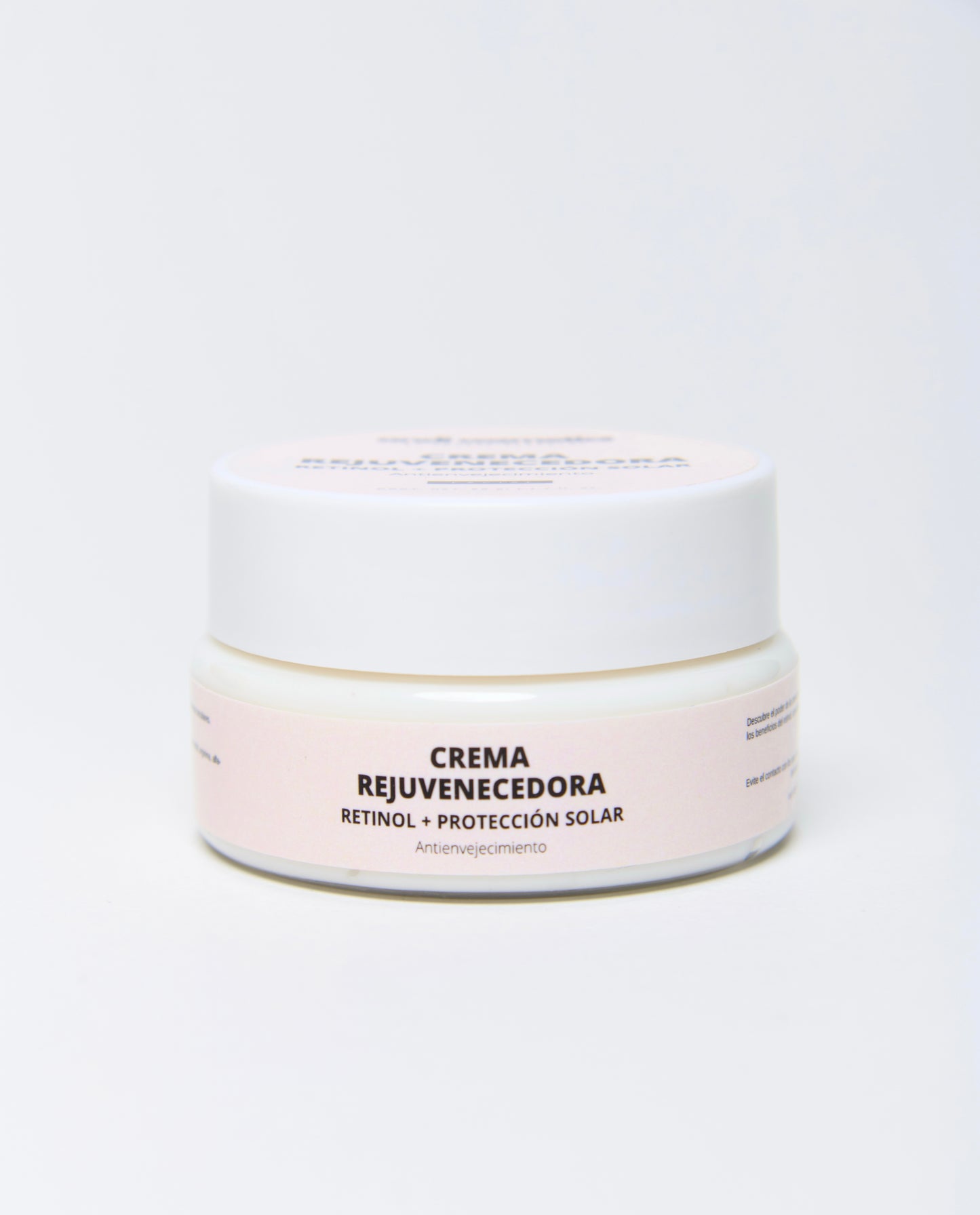 Crema rejuvenecedora (retinol + protección solar)