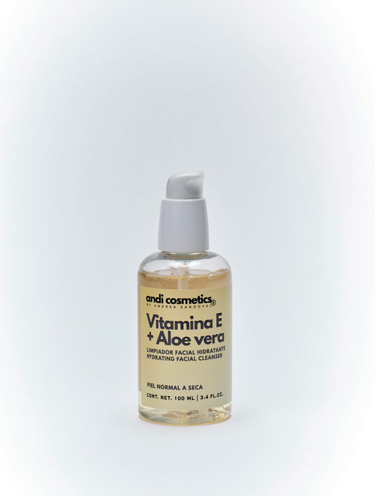 Gel Limpiador facial (Vitamina E + Aloe Vera)