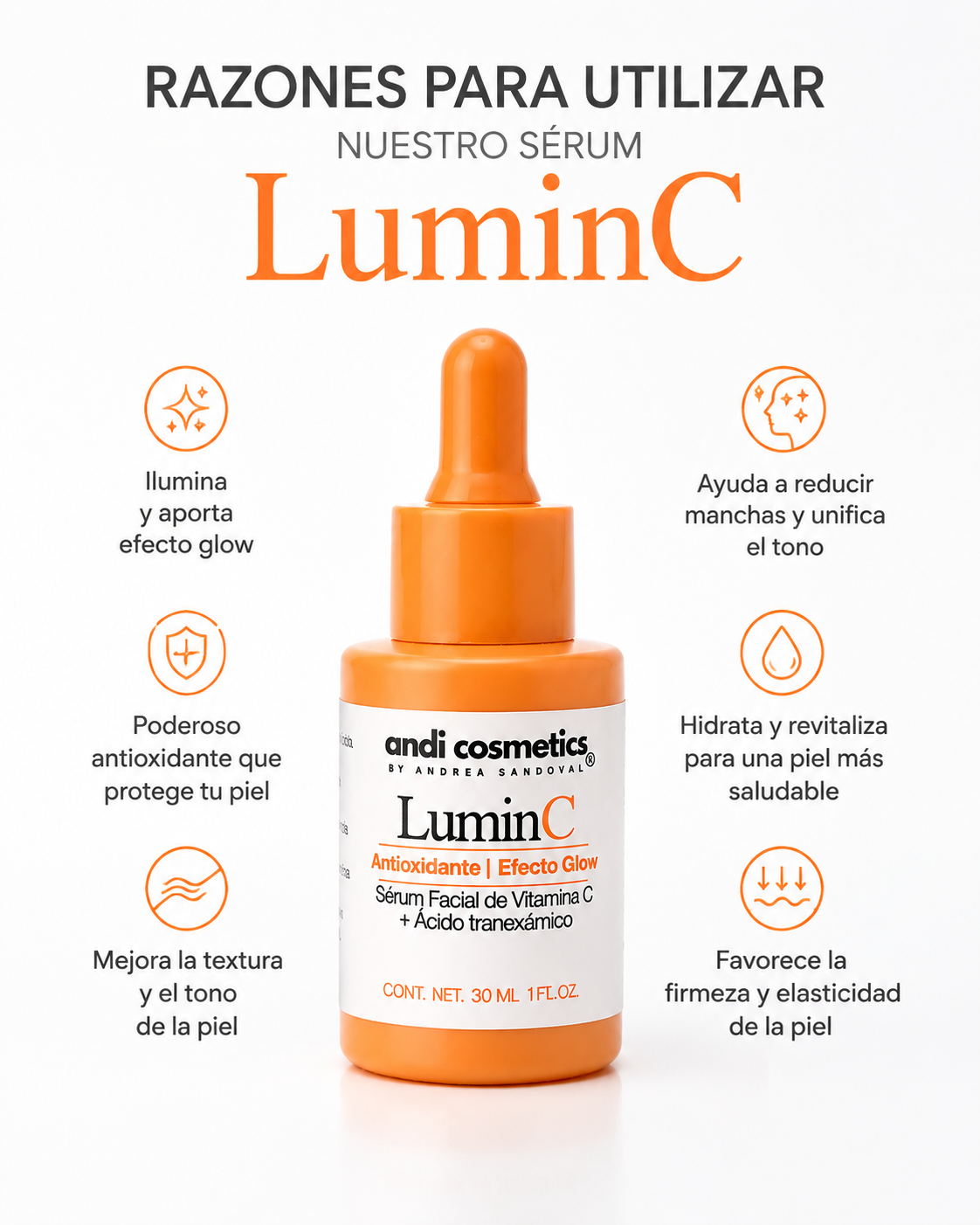 Serum LuminC (Vitamina C + Ácido tranexámico)